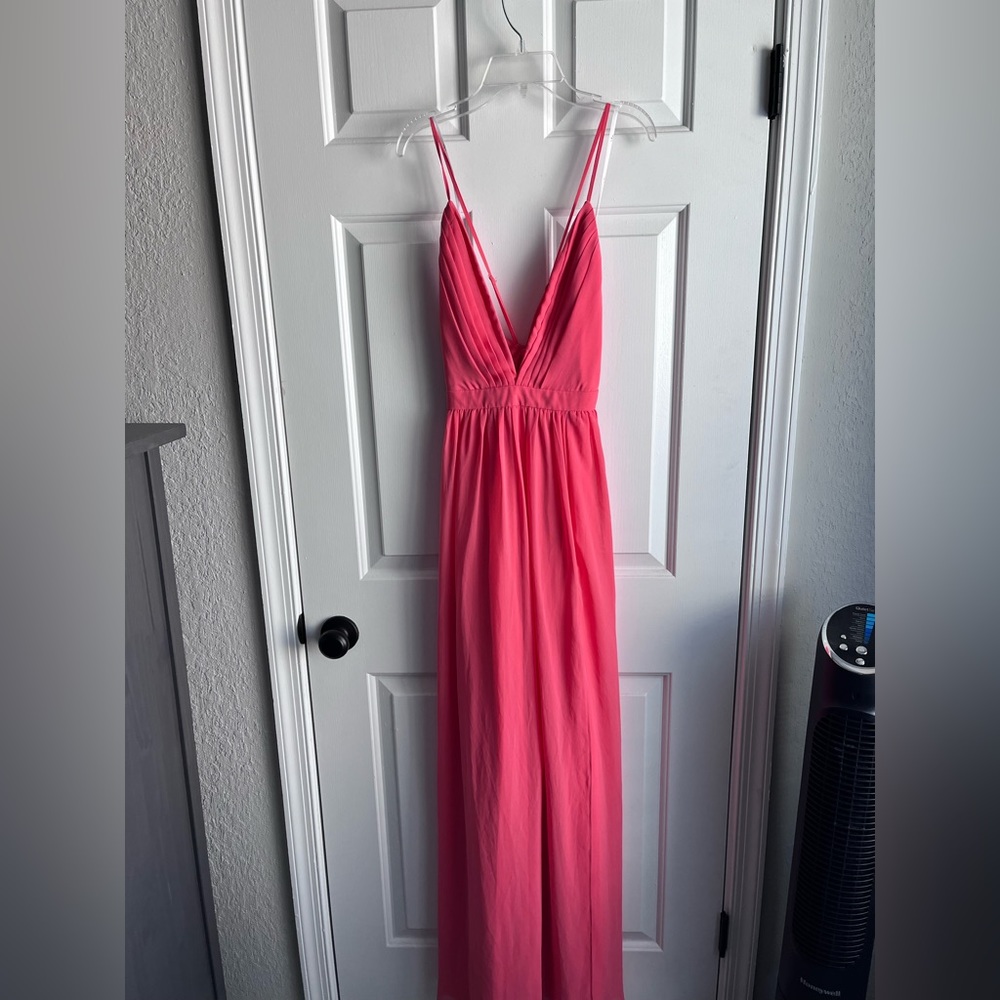 Lulus Coral Maxi Dress